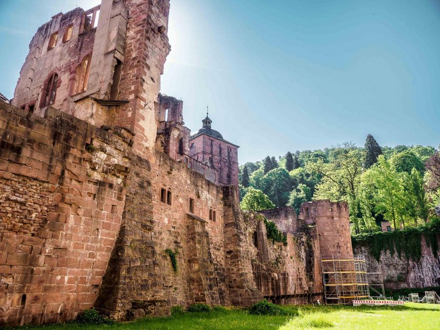 Foto: Staatliche Schlösser und Gärten Baden-Württemberg, Ralf Kuhlen Schloss Heidelberg, Burggraben